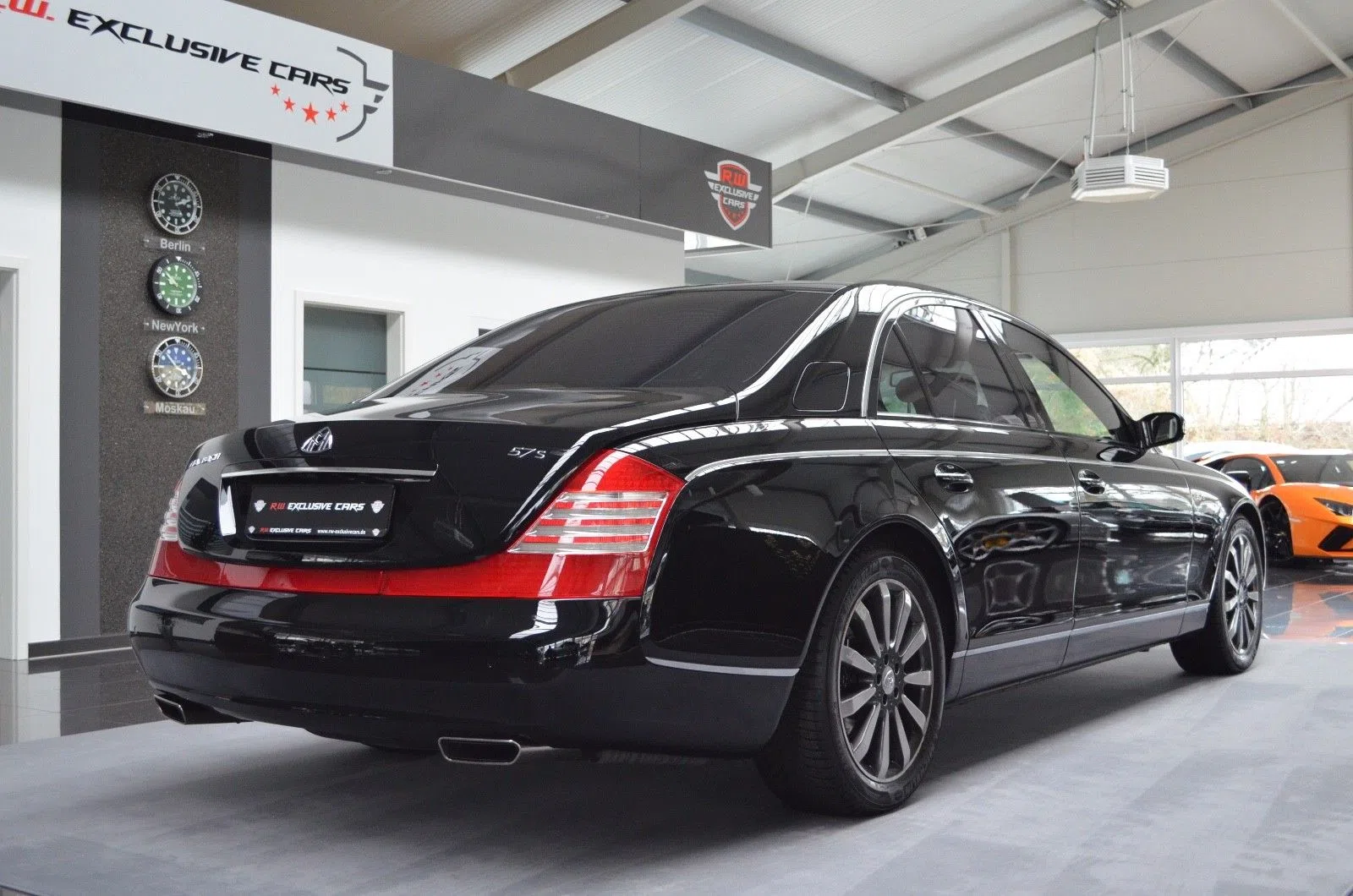 2008 Maybach 57 S Baltic Black for sale, exterior, Black