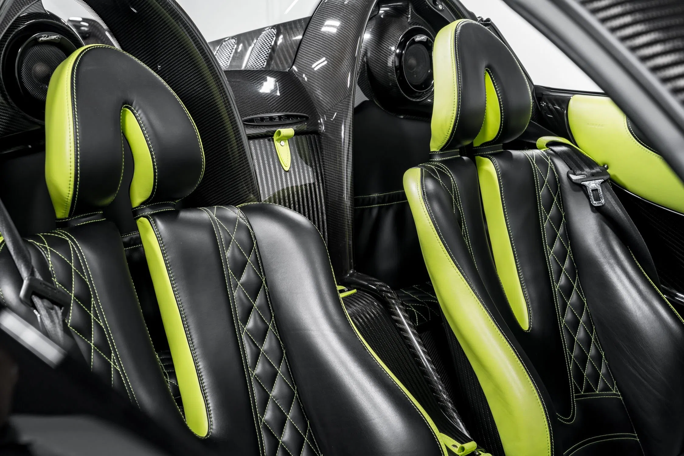 2017 Pagani Huayra Roadster interior, seats
