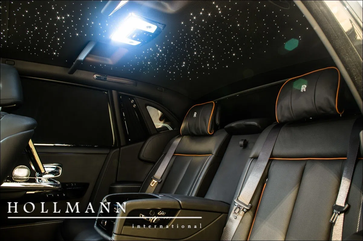 2018 Mansory Phantom VIII interior, seats, Black / Armagnac Lining