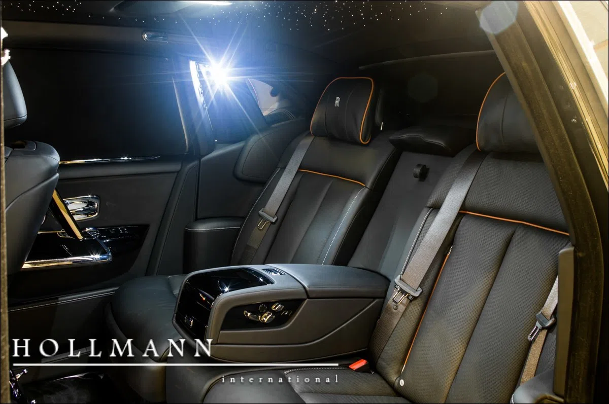 2018 Mansory Phantom VIII interior, seats, Black / Armagnac Lining
