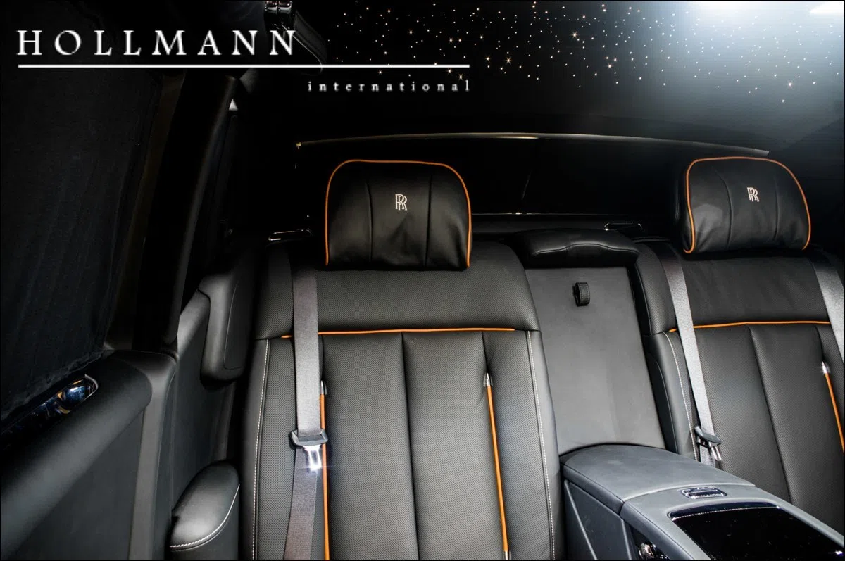 2018 Mansory Phantom VIII interior, seats, Black / Armagnac Lining