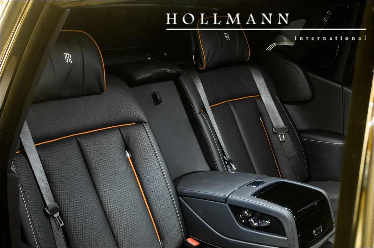 2018 Mansory Phantom VIII interior, seats, Black / Armagnac Lining