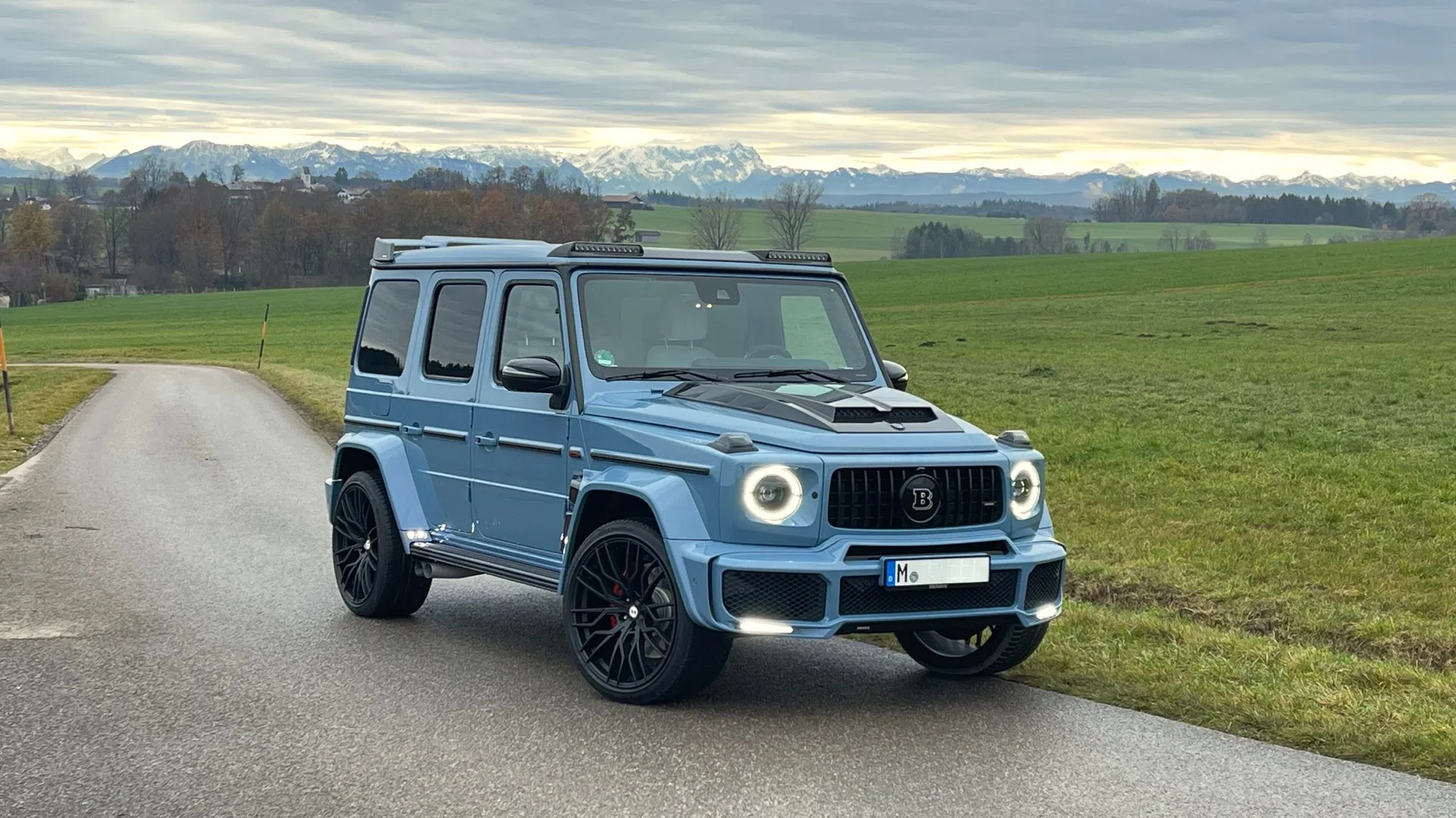 2021 BRABUS G 700 Widestar for sale, exterior, G manufaktur Chinablau