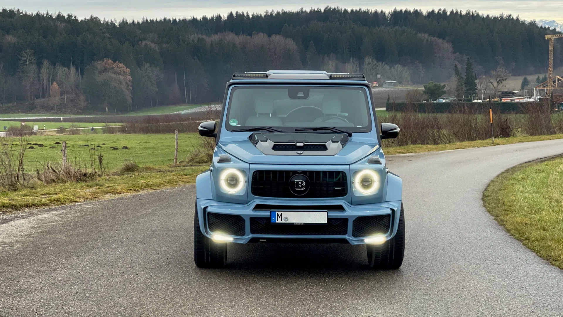 2021 BRABUS G 700 Widestar for sale, exterior, G manufaktur Chinablau