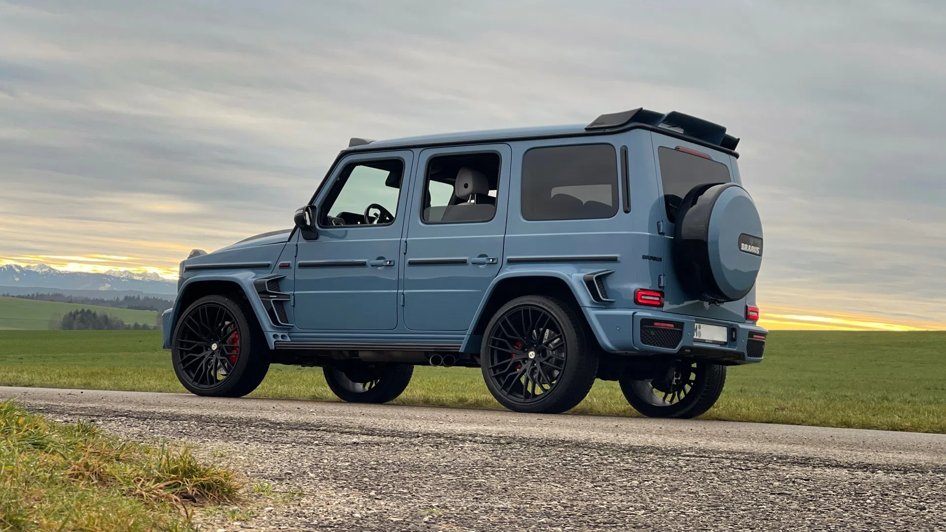 2021 BRABUS G 700 Widestar for sale, exterior, G manufaktur Chinablau