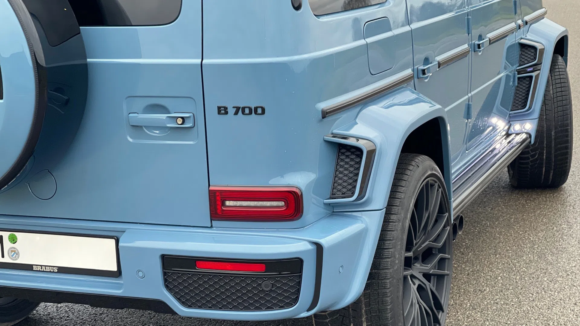 2021 BRABUS G 700 Widestar for sale, exterior, G manufaktur Chinablau