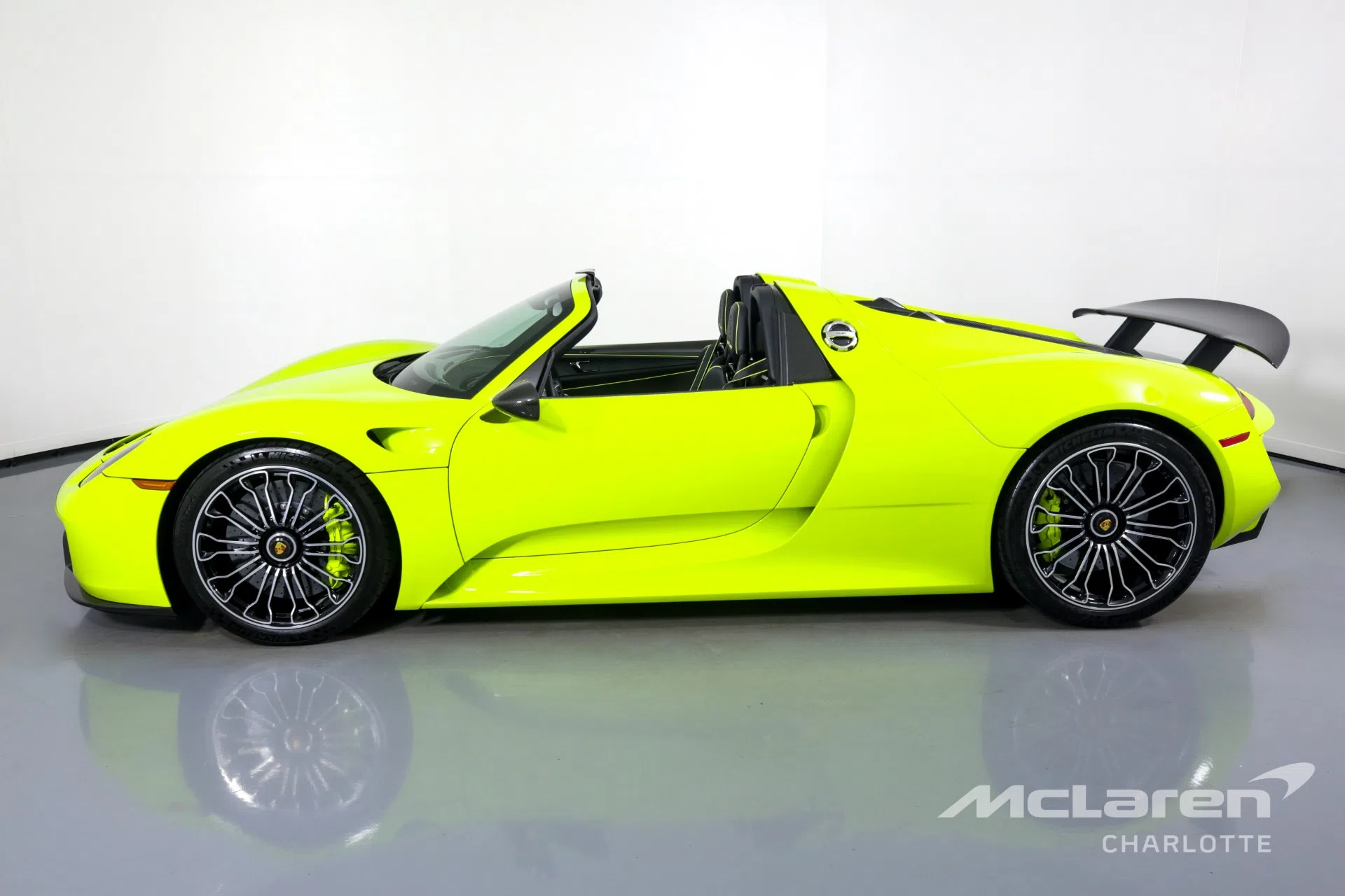 2015 Porsche 918 Spyder for sale, exterior, PTS Acid Green