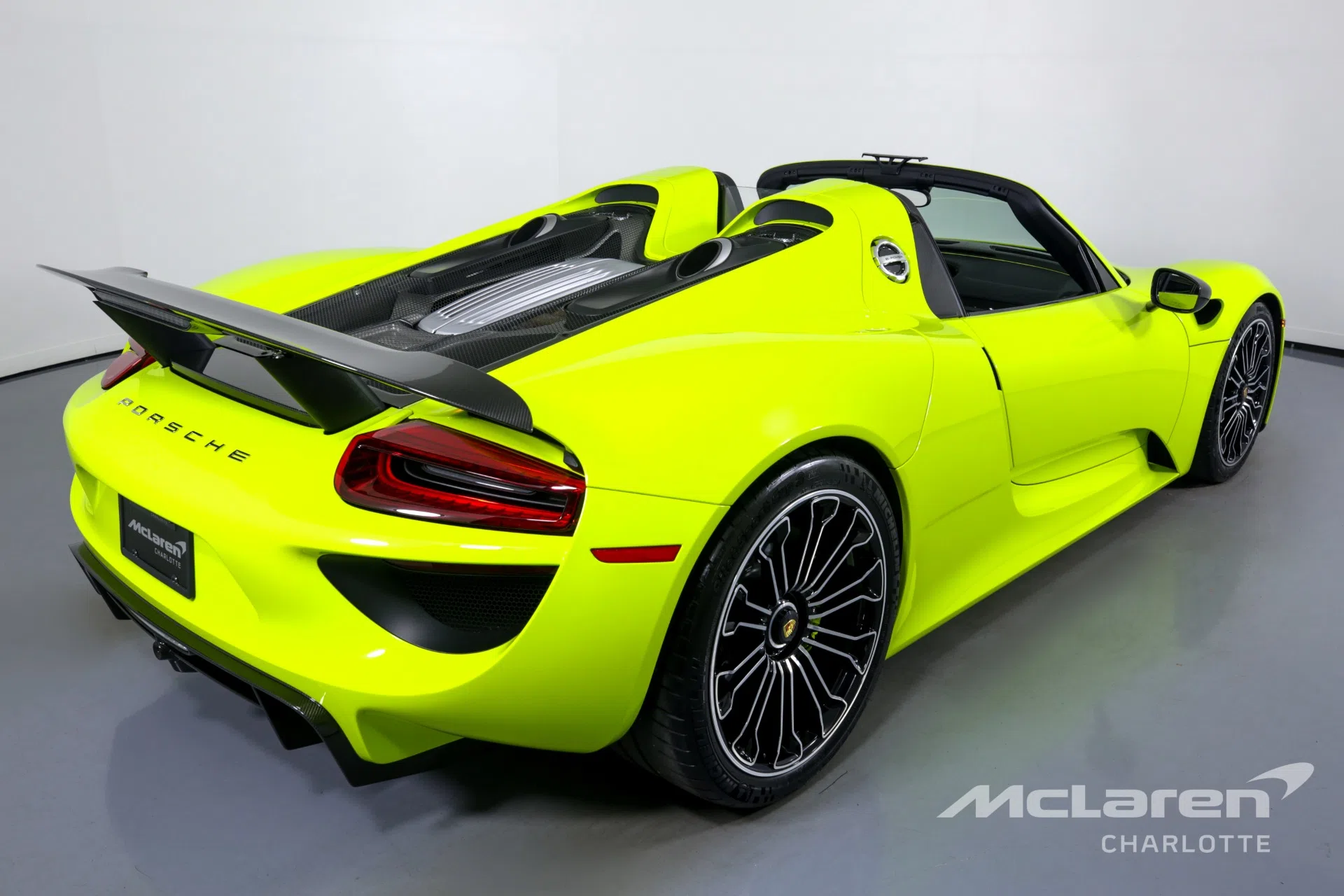 2015 Porsche 918 Spyder for sale, exterior, PTS Acid Green