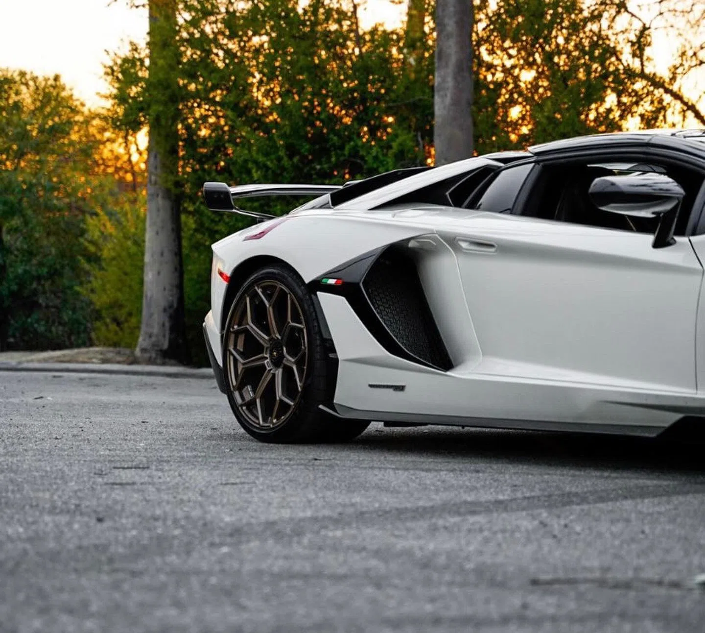 2020 Lamborghini Aventador SVJ Roadster for sale, exterior, White