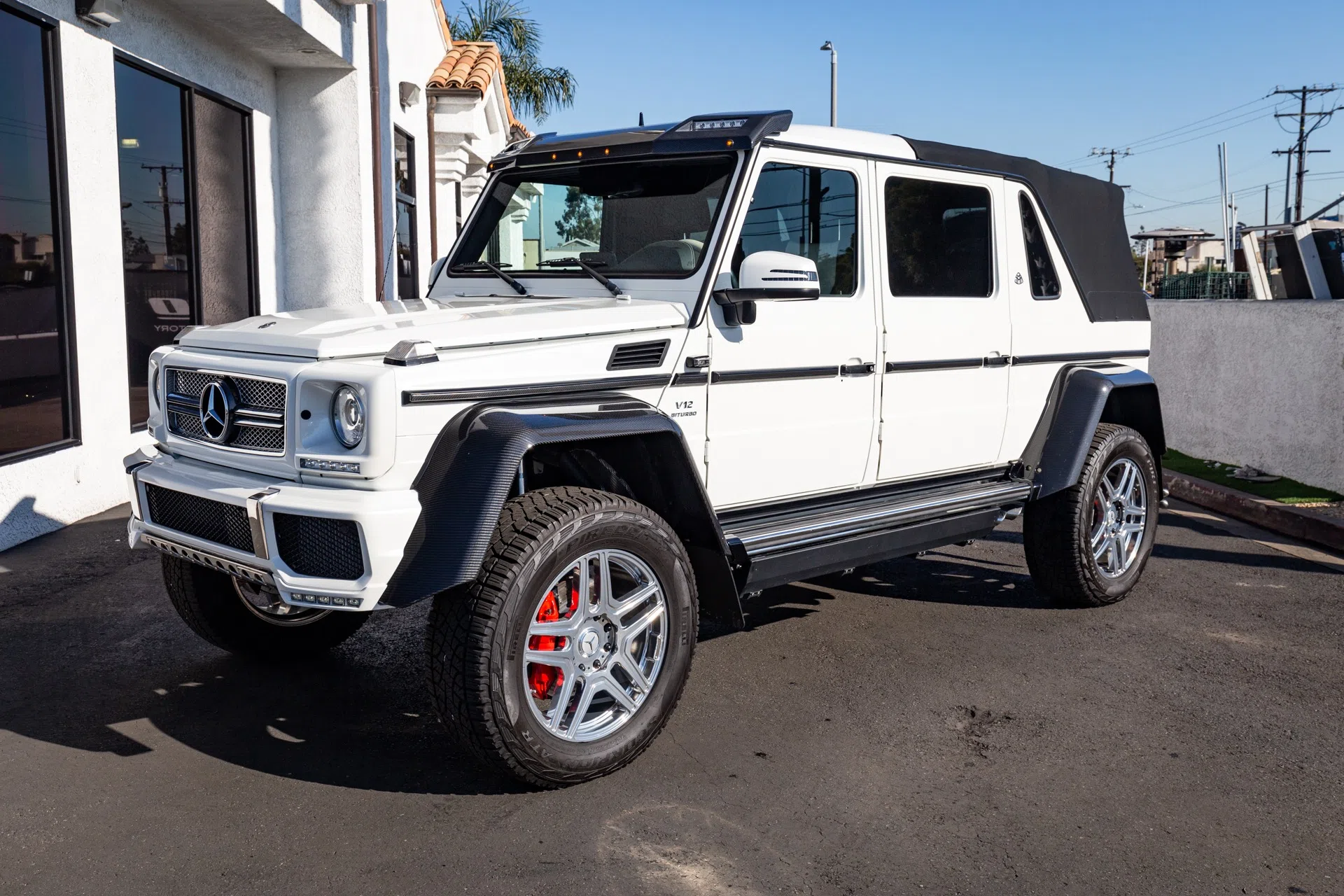 2018 Mercedes-Maybach G 650 Landaulet for sale, exterior, White