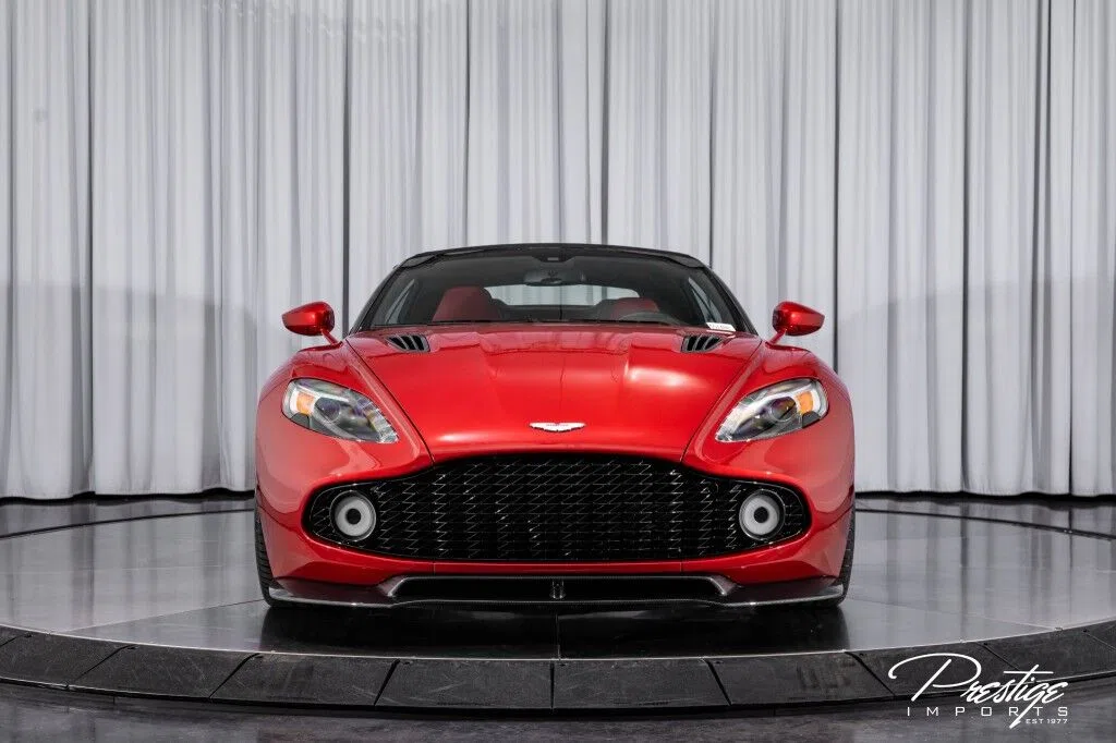 2018 Aston Martin Vanquish Zagato Volante for sale, exterior, Volcano Red Metallic