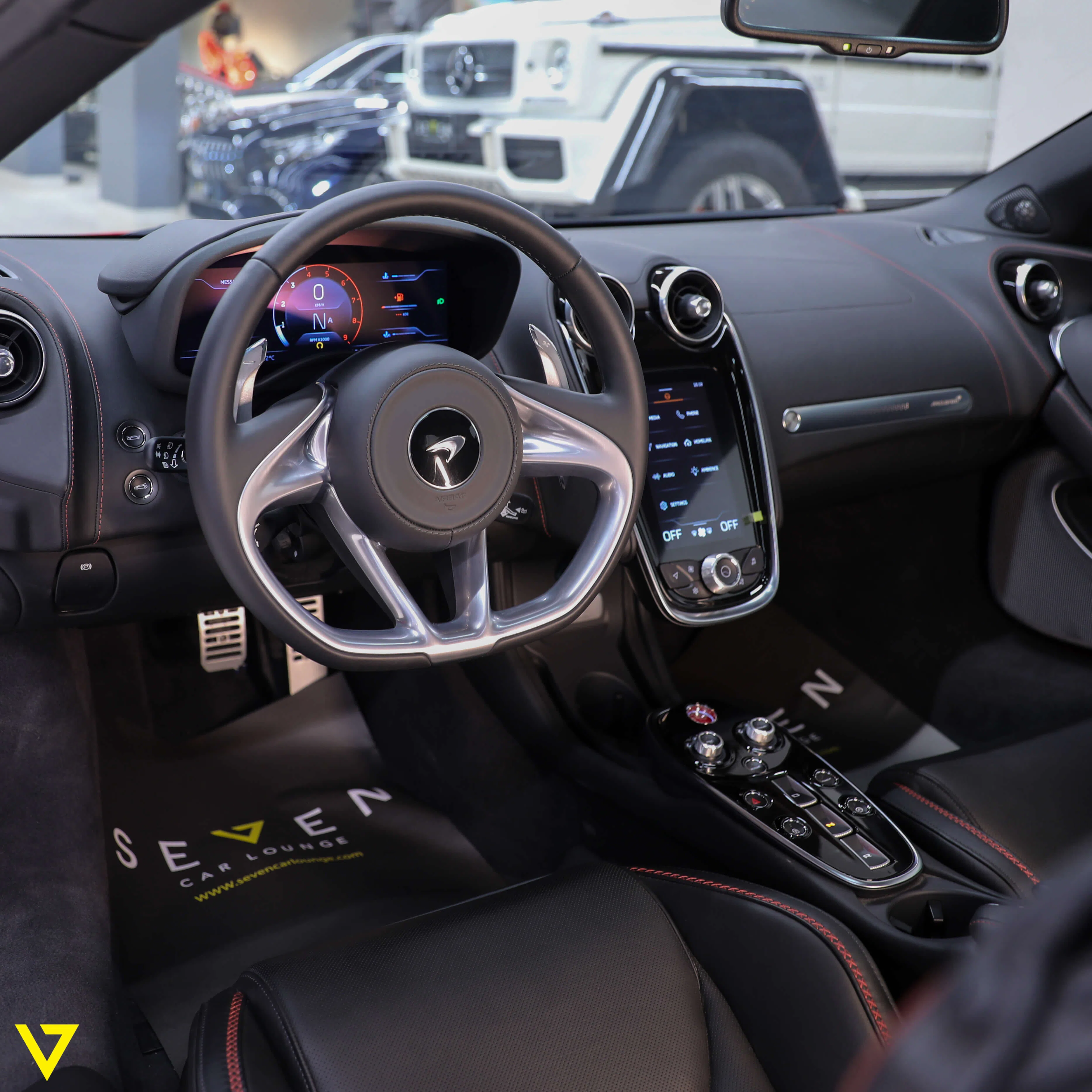 McLaren GT interior, dashboard
