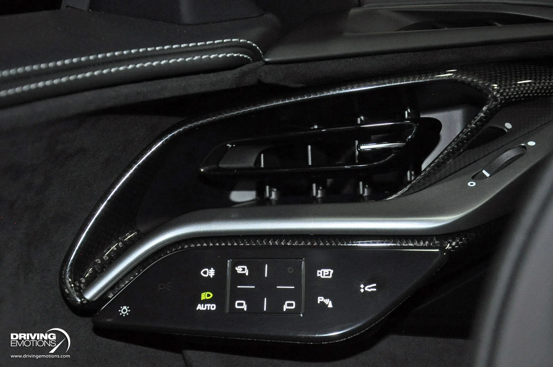 2022 Ferrari SF90 Stradale interior, center console, Nero, Leather