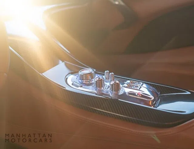 2019 Rimac Concept One interior, Cognac Gold