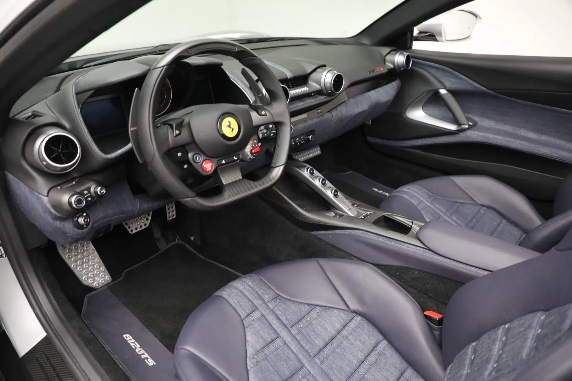 2022 Ferrari 812 GTS interior, Sanu Silver