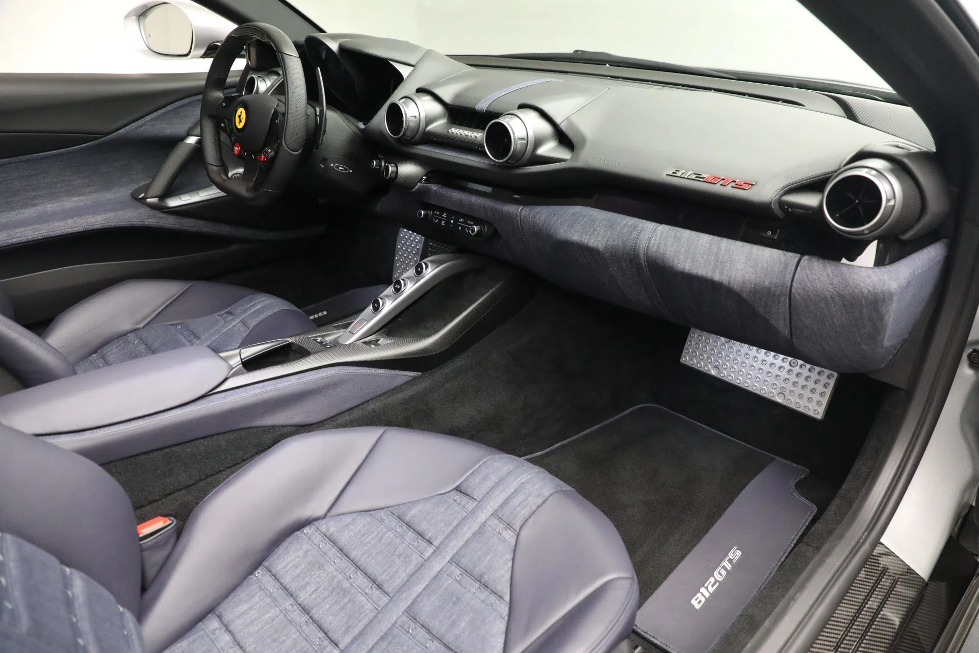 2022 Ferrari 812 GTS interior, Sanu Silver