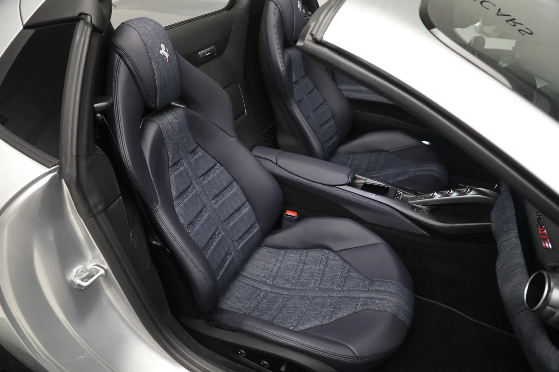 2022 Ferrari 812 GTS interior, seats, Sanu Silver