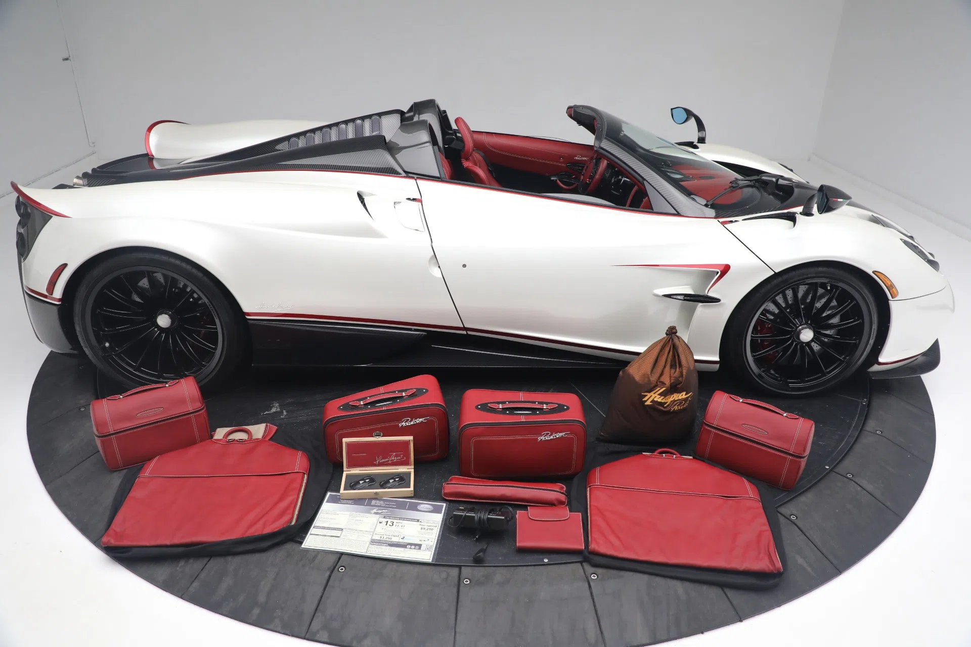 2017 Pagani Huayra Roadster for sale, exterior, Bianco Benny
