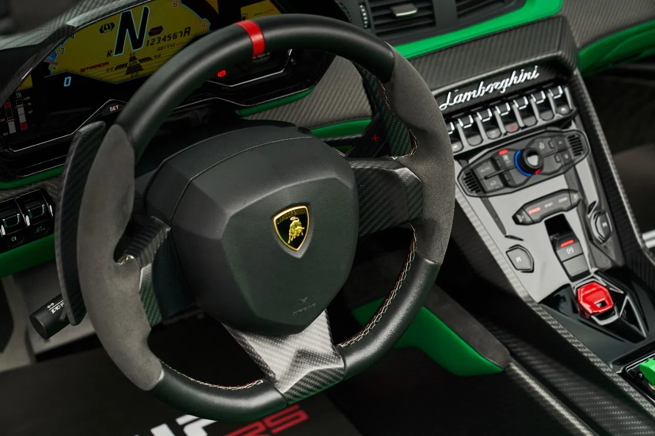 2015 Lamborghini VENENO ROADSTER interior, steering wheel