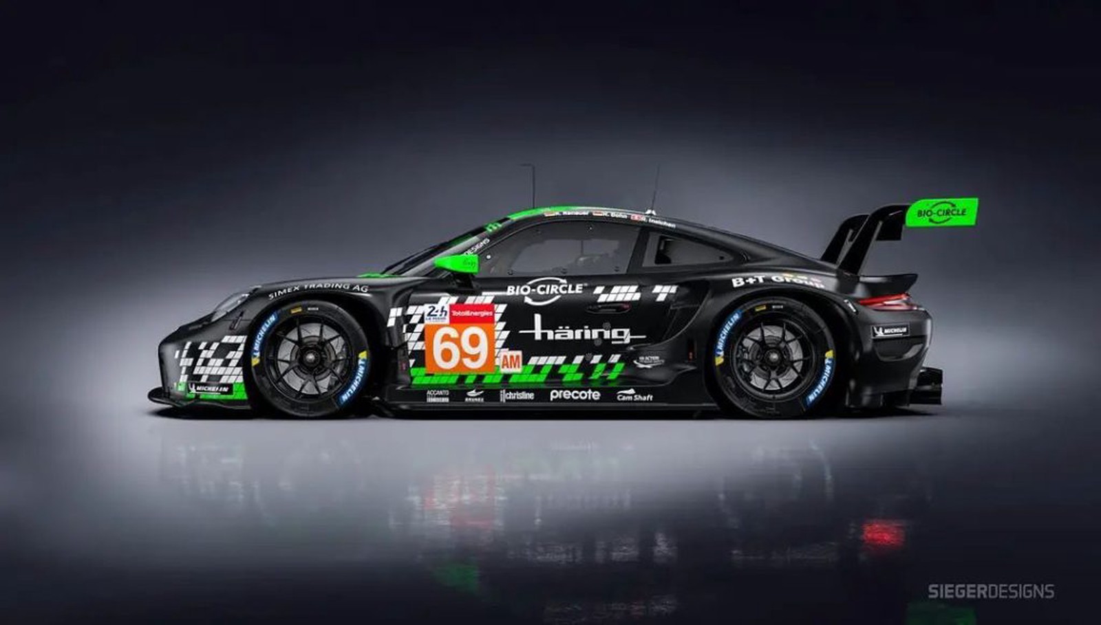 2021 Porsche 911 RSR Prototype GTE Le Mans, 5/7