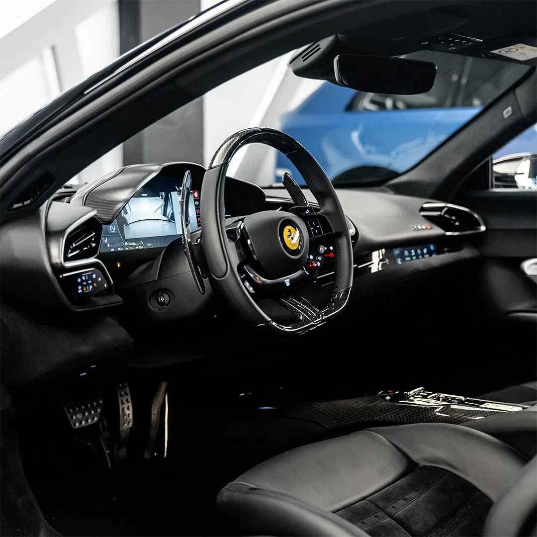 2023 FERRARI 296 GTB interior, dashboard