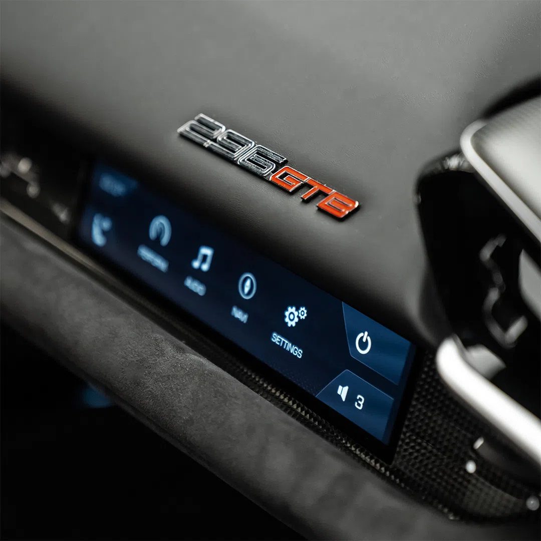 2023 FERRARI 296 GTB interior, center console