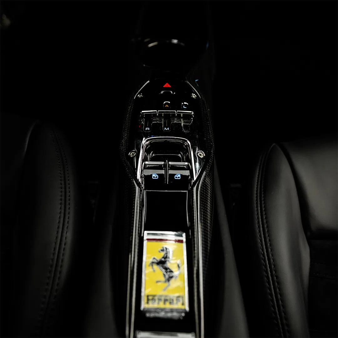 2023 FERRARI 296 GTB interior, center console