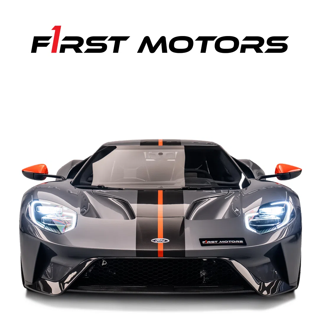 2022 FORD GT for sale, exterior, Grey With Orange Stripes