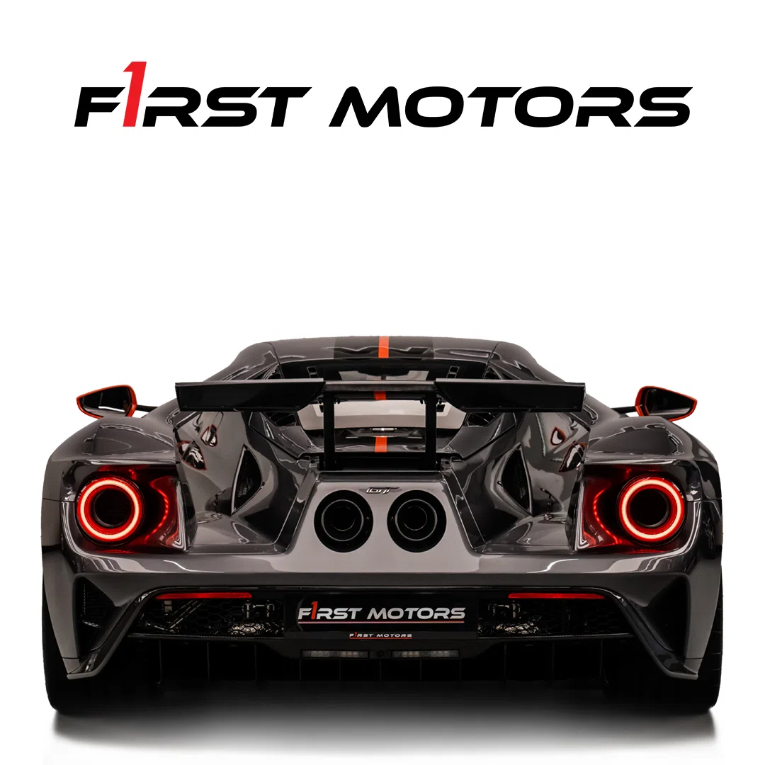 2022 FORD GT for sale, exterior, Grey With Orange Stripes