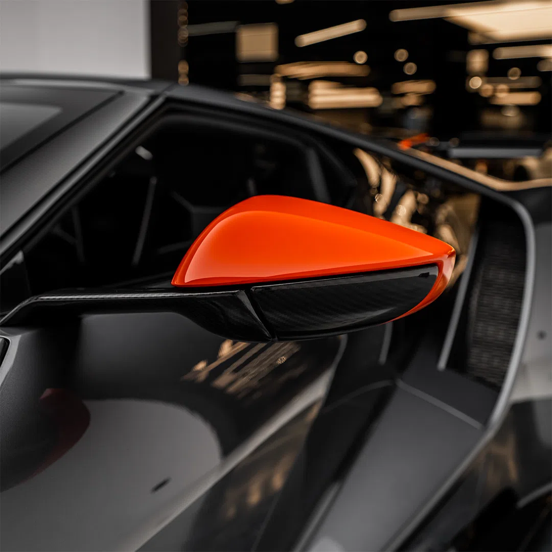 2022 FORD GT for sale, exterior, Grey With Orange Stripes
