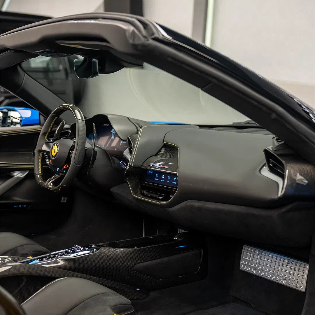 2023 Ferrari SF90 Spider Assetto Fiorano interior, dashboard