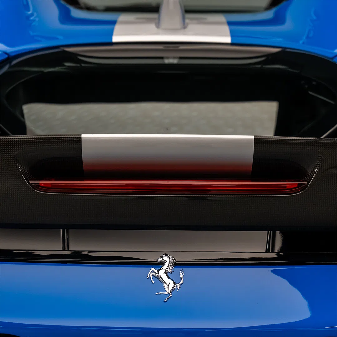 2023 Ferrari SF90 Spider Assetto Fiorano interior, door sill