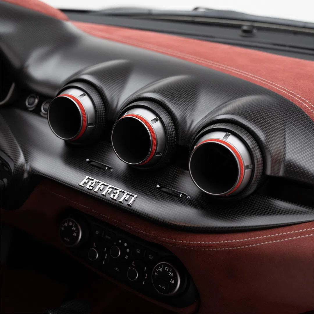 2016 Ferrari F12tdf interior, center console
