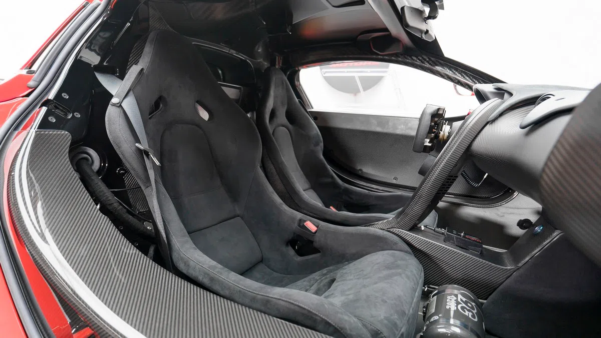 2015 McLaren P1 GTR interior, seats