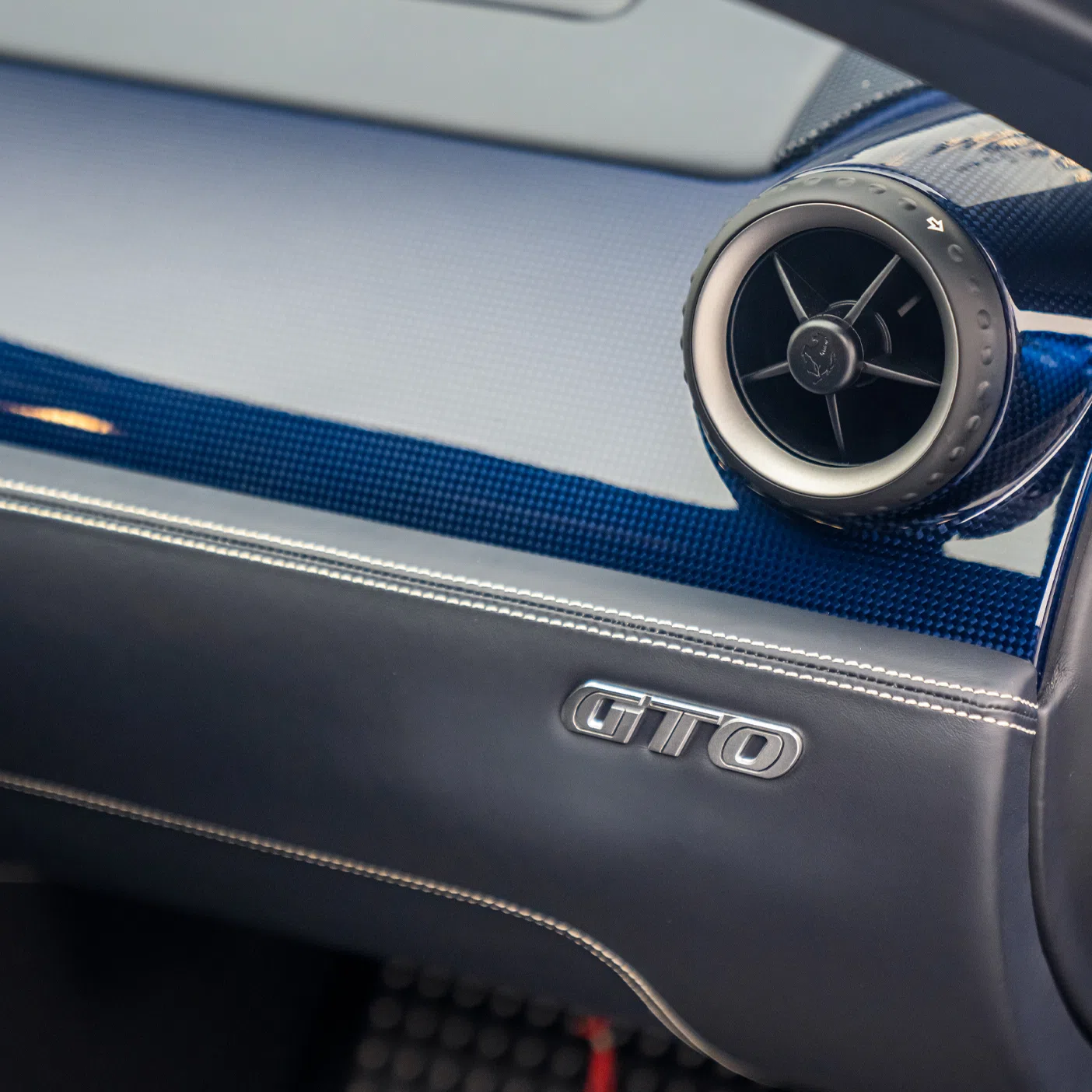 2012 Ferrari 599 GTO Tailor Made interior, center console