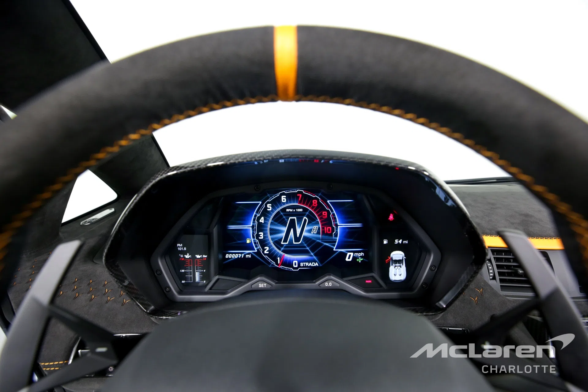 2022 Lamborghini Aventador LP 780-4 Ultimae Roadster interior, Nero ADE/Arancio Leonis