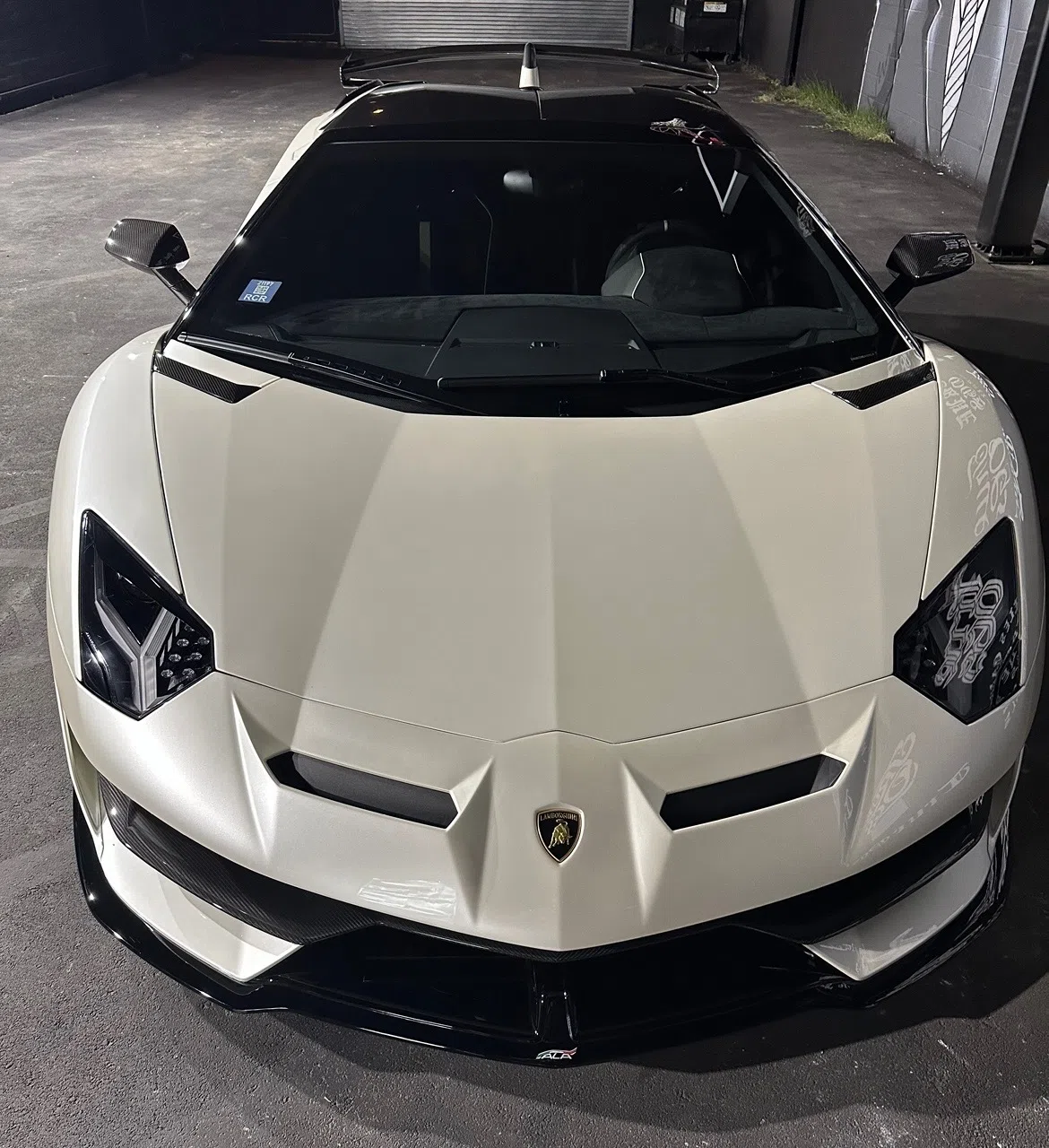 2021 Lamborghini Aventador SVJ Roadster for sale, exterior, Balloon White Pearl