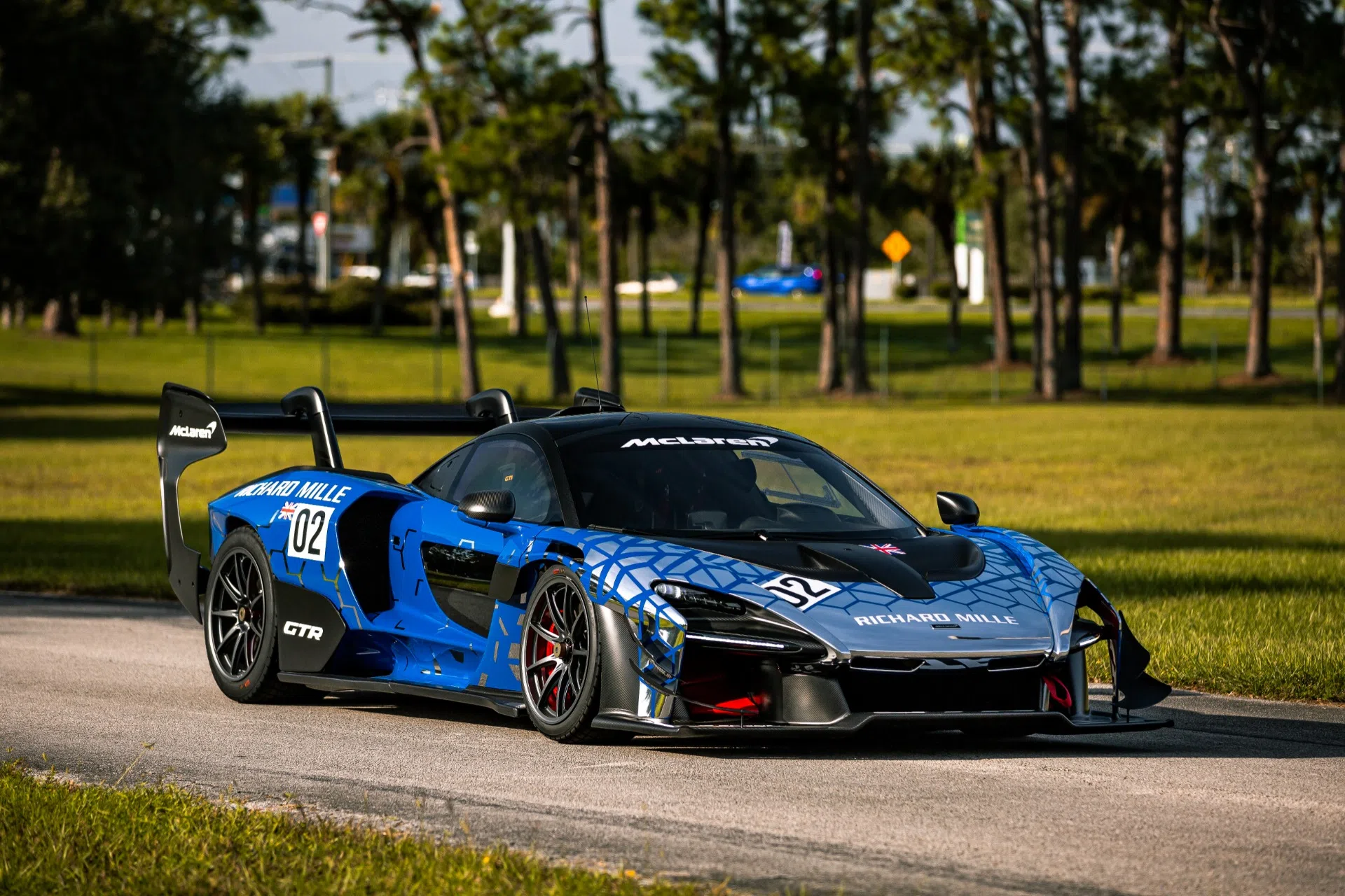 2020 McLaren Senna GTR for sale, exterior, Paris Blue