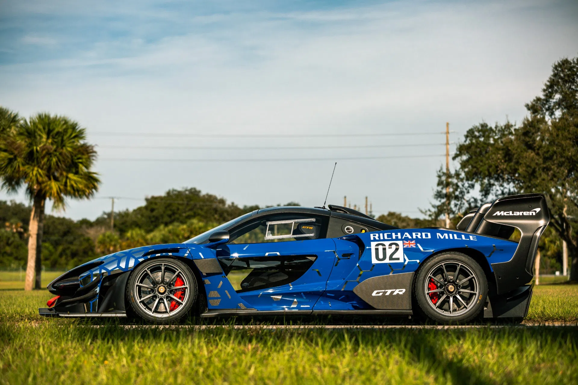 2020 McLaren Senna GTR for sale, exterior, Paris Blue
