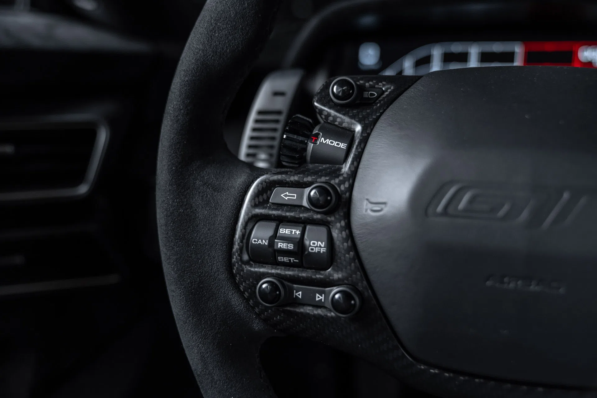 2019 Ford GT Coupe interior, Dark Energy