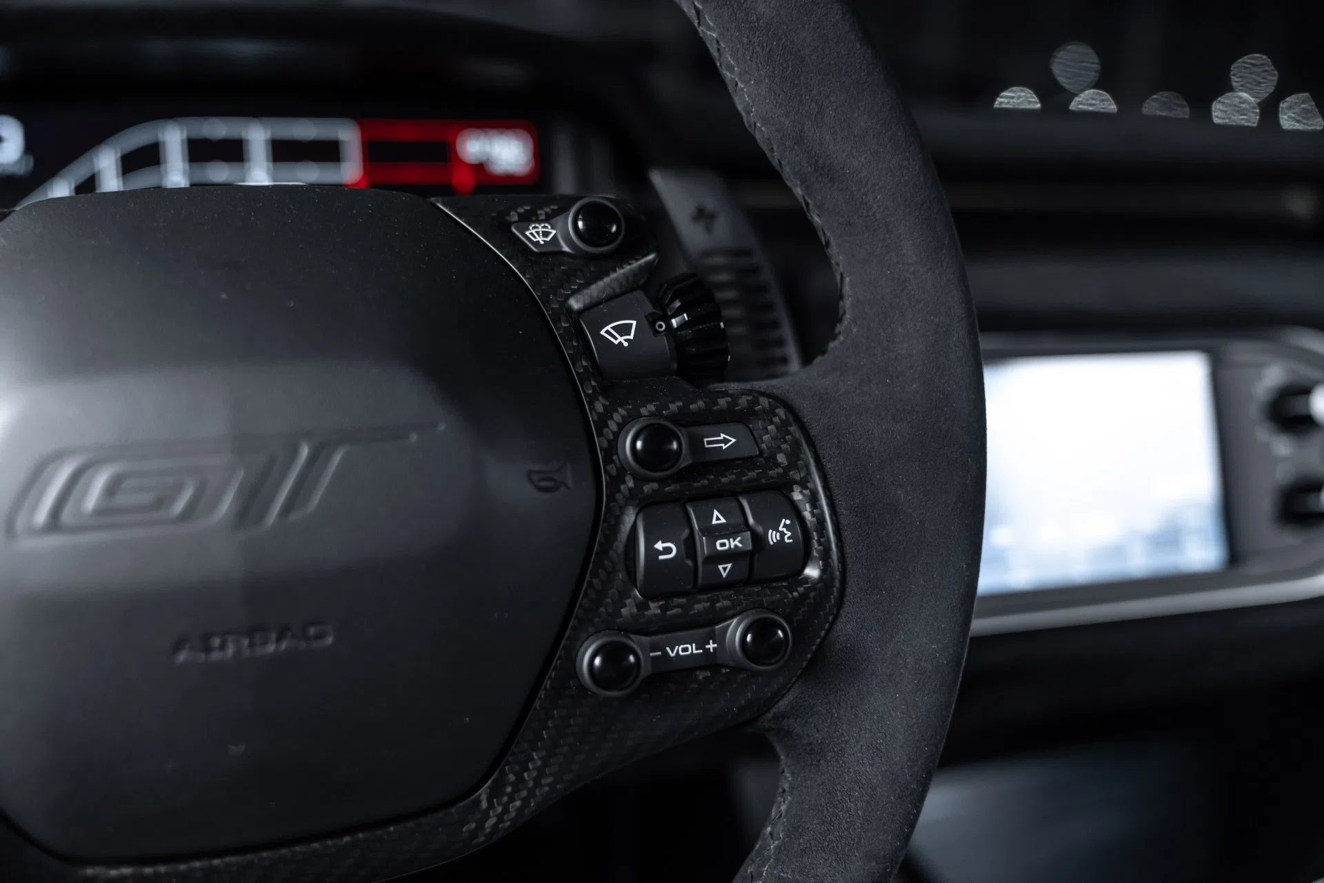 2019 Ford GT Coupe interior, Dark Energy