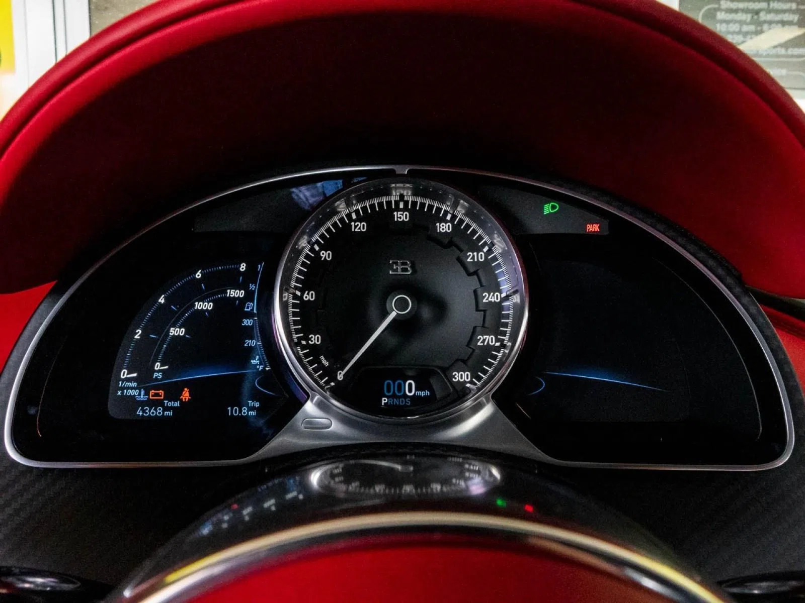 2019 Bugatti Chiron Sport 110 ANS interior, Red, Full leather