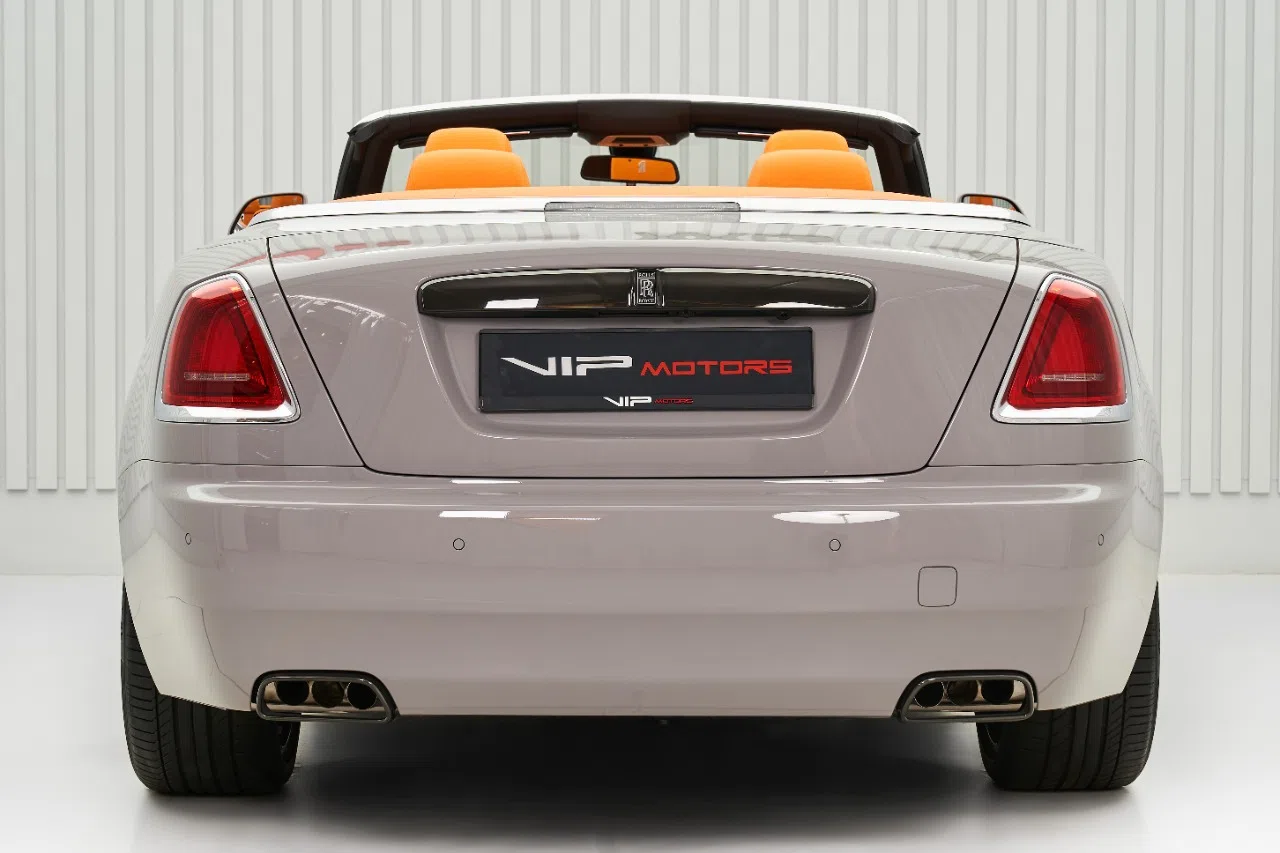 2023 Rolls-Royce Dawn Black Badge, rear three-quarter view