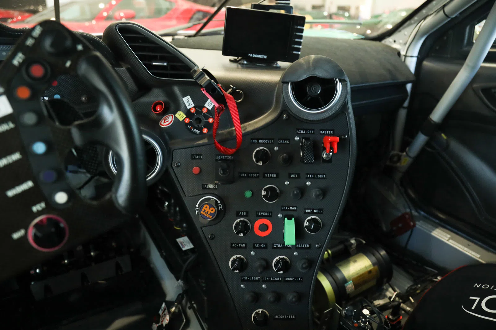 2018 Ferrari 488 GT3 Evo interior, dashboard