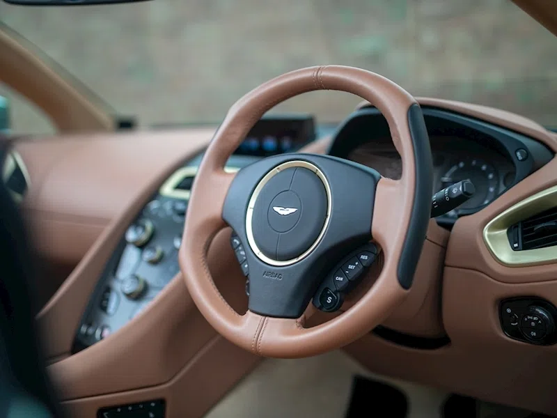 2018 Aston Martin Vanquish Zagato Coupe interior, Beige