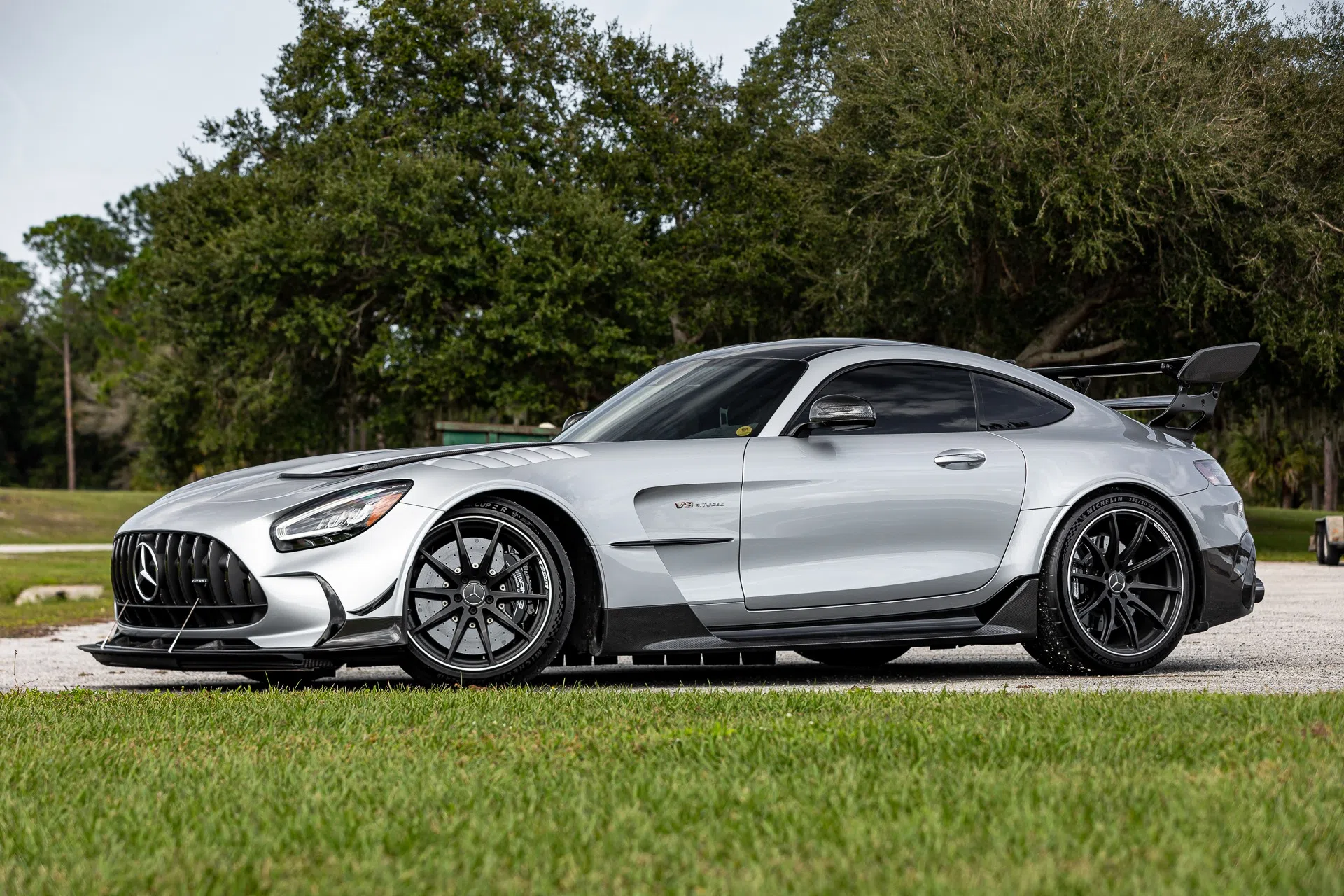 2021 Mercedes-AMG GT Black Series for sale, exterior, Cirrus Silver Metallic