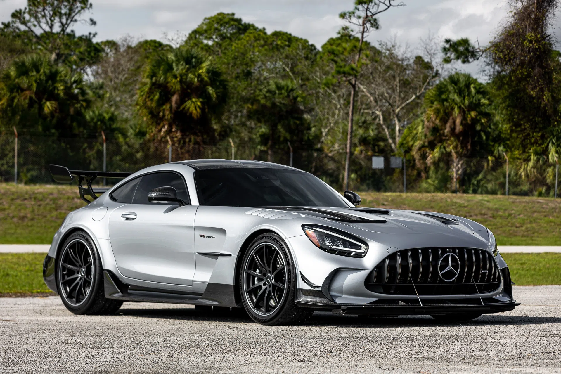 2021 Mercedes-AMG GT Black Series for sale, exterior, Cirrus Silver Metallic