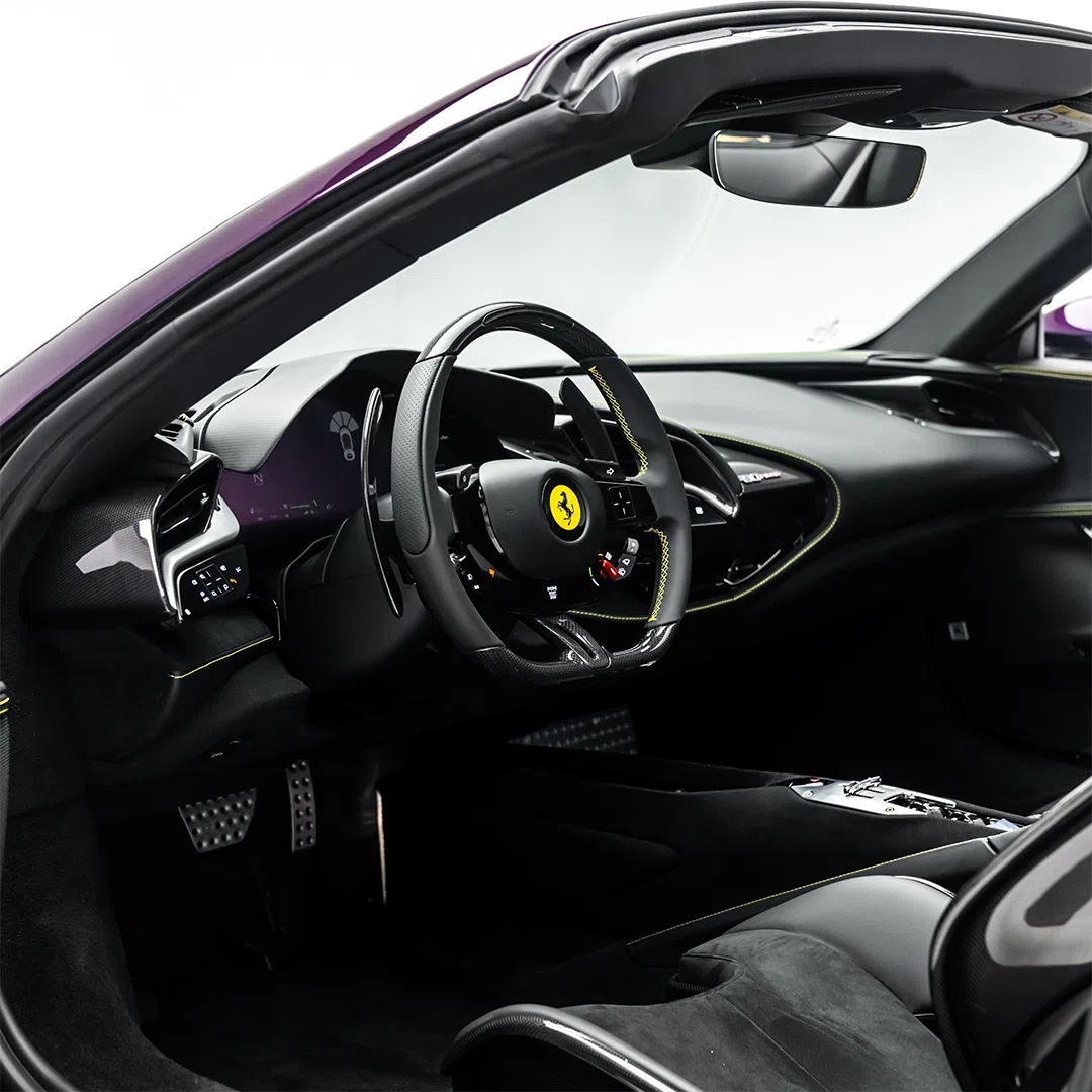2023 Ferrari SF90 Spider interior, dashboard