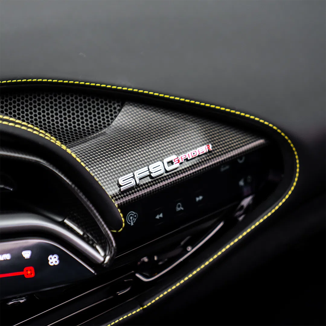 2023 Ferrari SF90 Spider interior, center console