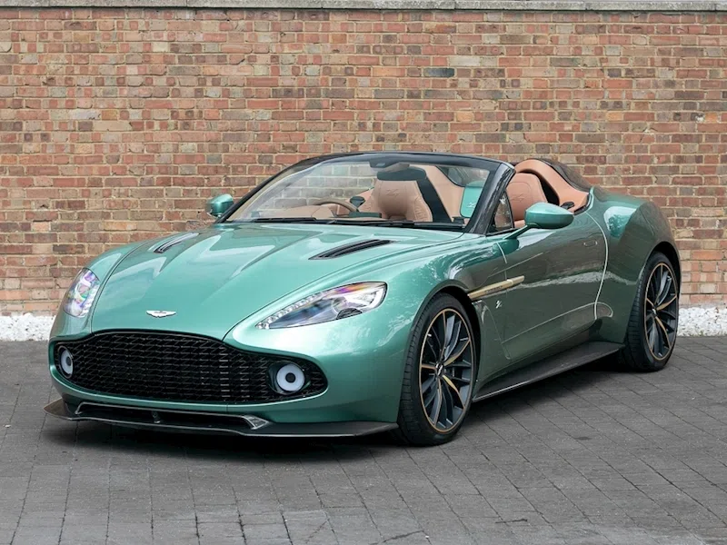 2018 Aston Martin Vanquish Zagato Coupe for sale, exterior, Grün Metallic